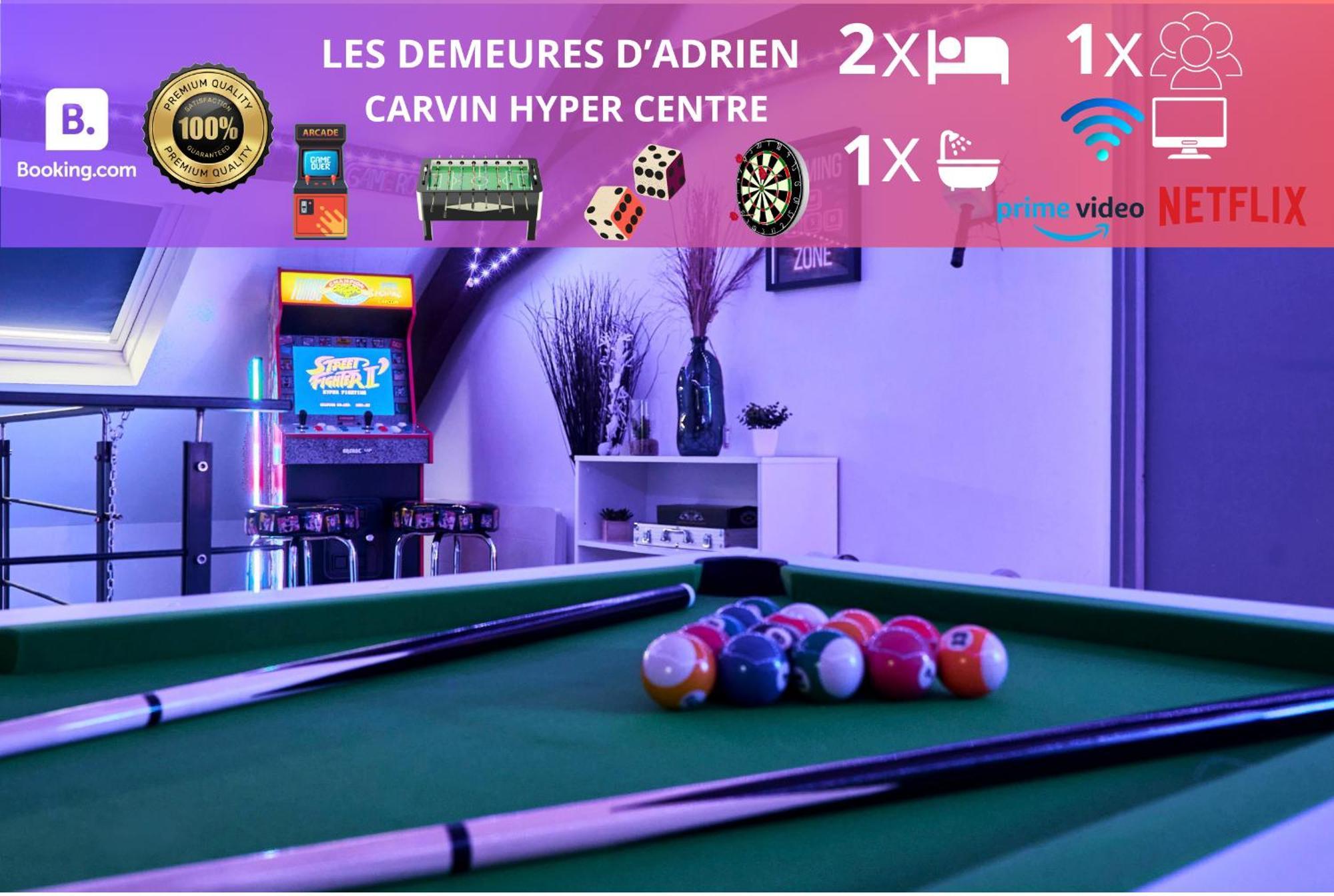 Gameclub - Les Demeures D'Adrien Apartment Carvin Bagian luar foto